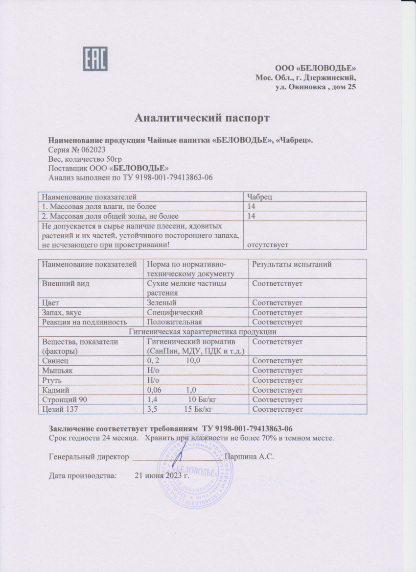 Паспорт №062023